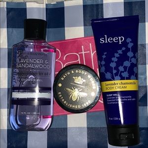 BBW Lavender Chamomile Sleep Sandalwood Wash 🐝🐝